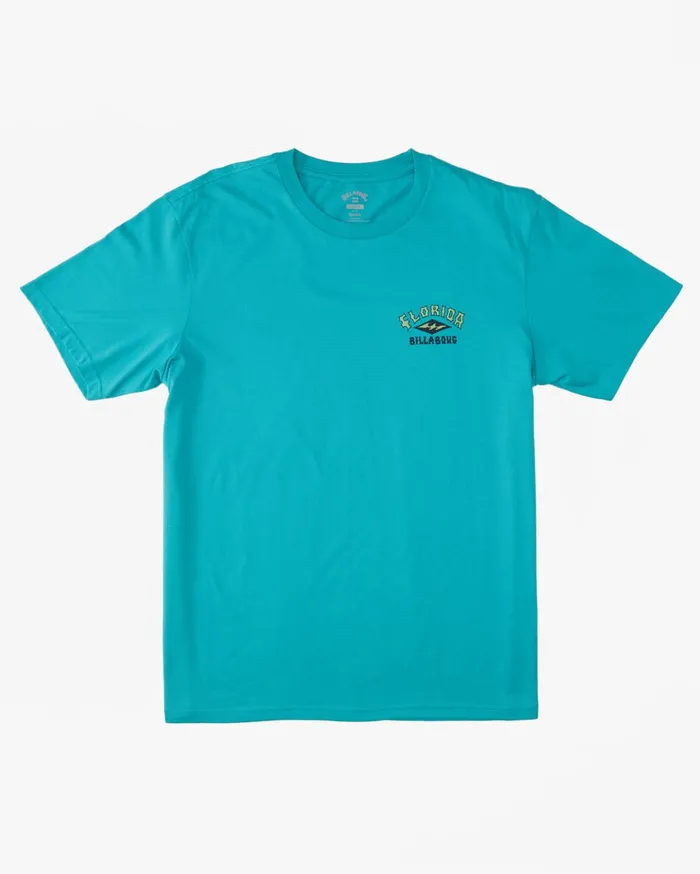 Billabong Florida Arch TShirt Dark Mint Men TShirts Billabong Florida Arch TShirt Dark Mint Men TShirts