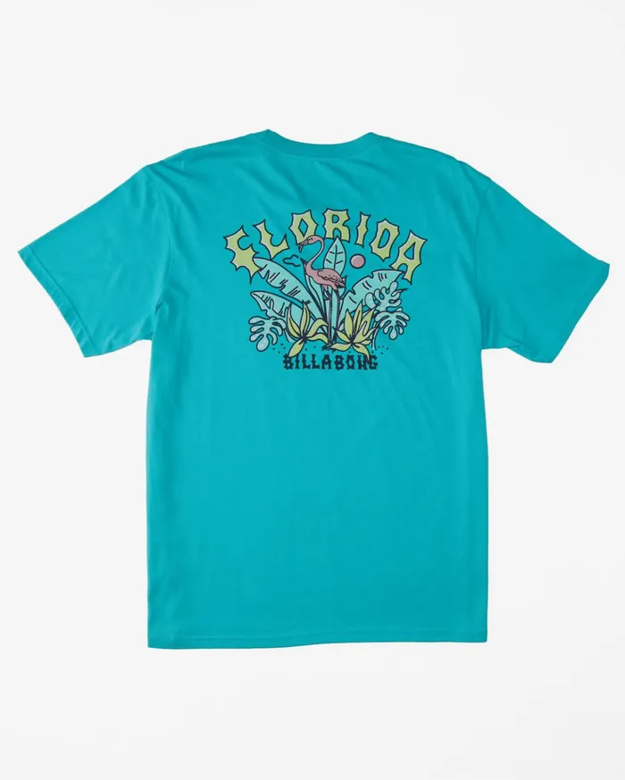 Billabong Florida Arch TShirt Dark Mint Men TShirts Billabong Florida Arch TShirt Dark Mint Men TShirts