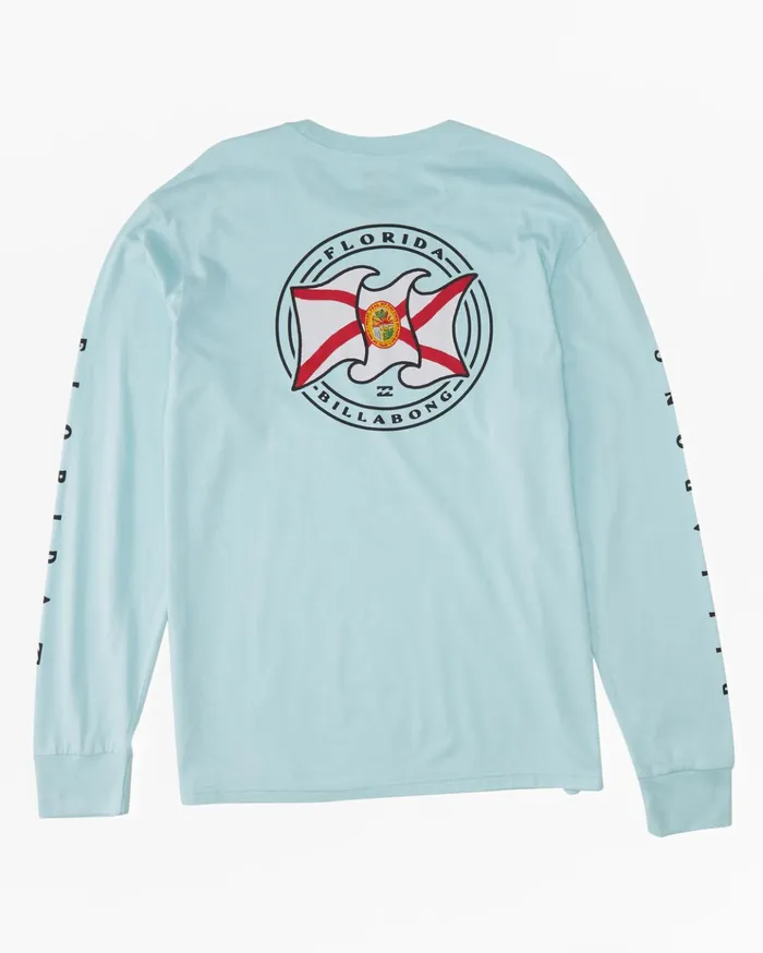 Billabong Florida Salute Long Sleeve TShirt Coastal Men TShirts Billabong Florida Salute Long Sleeve TShirt Coastal Men TShirts