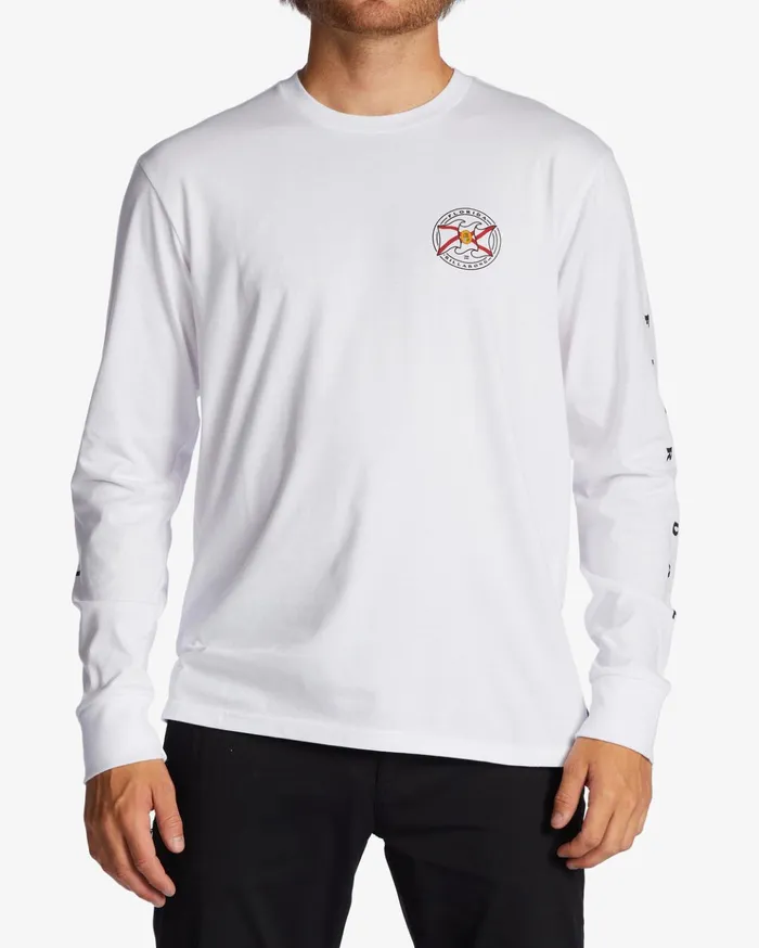 Billabong Florida Salute Long Sleeve TShirt White Men TShirts