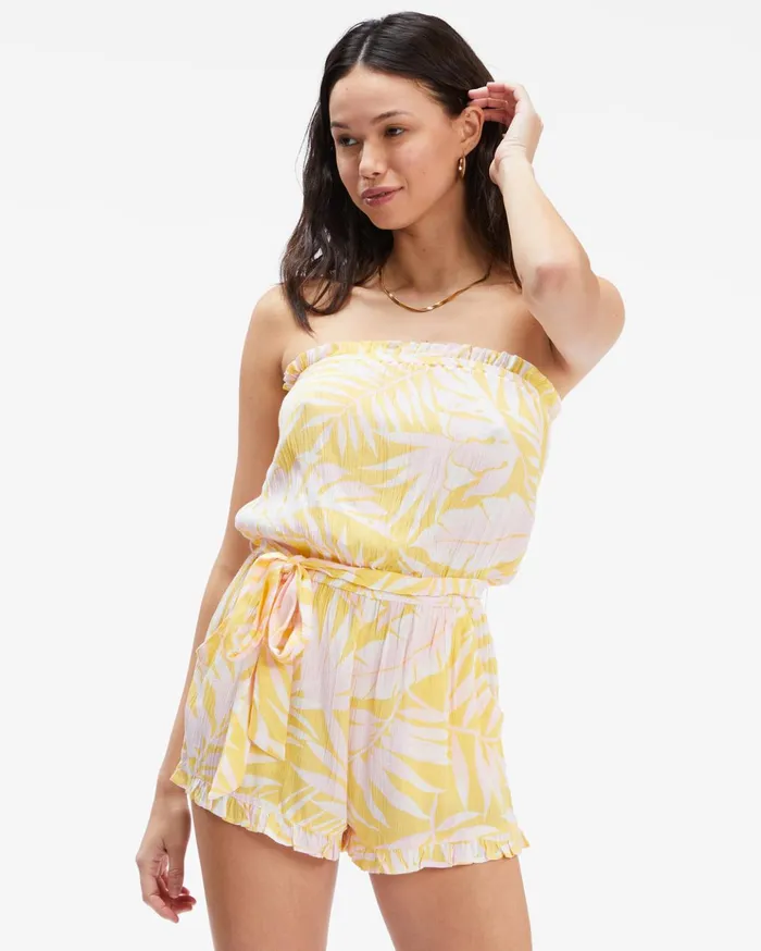 Billabong Flower Days Romper Sunburst Women Dresses Billabong Flower Days Romper Sunburst Women Dresses