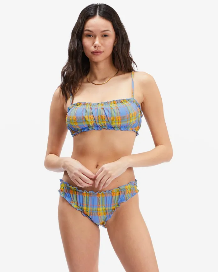 Billabong Fool For You Ruffle Tank Bikini Top Multi Women Bikini Tops Billabong Fool For You Ruffle Tank Bikini Top Multi Women Bikini Tops