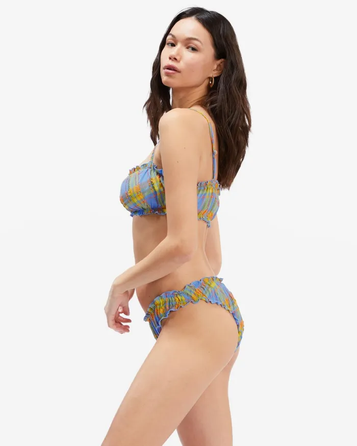 Billabong Fool For You Ruffle Tank Bikini Top Multi Women Bikini Tops Billabong Fool For You Ruffle Tank Bikini Top Multi Women Bikini Tops