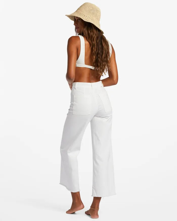 Billabong Free Fall HighWaist Pants Salt Crystal 1 Women Denim Billabong Free Fall HighWaist Pants Salt Crystal 1 Women Denim
