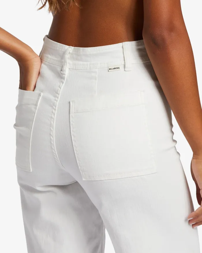 Billabong Free Fall HighWaist Pants Salt Crystal 1 Women Denim Billabong Free Fall HighWaist Pants Salt Crystal 1 Women Denim