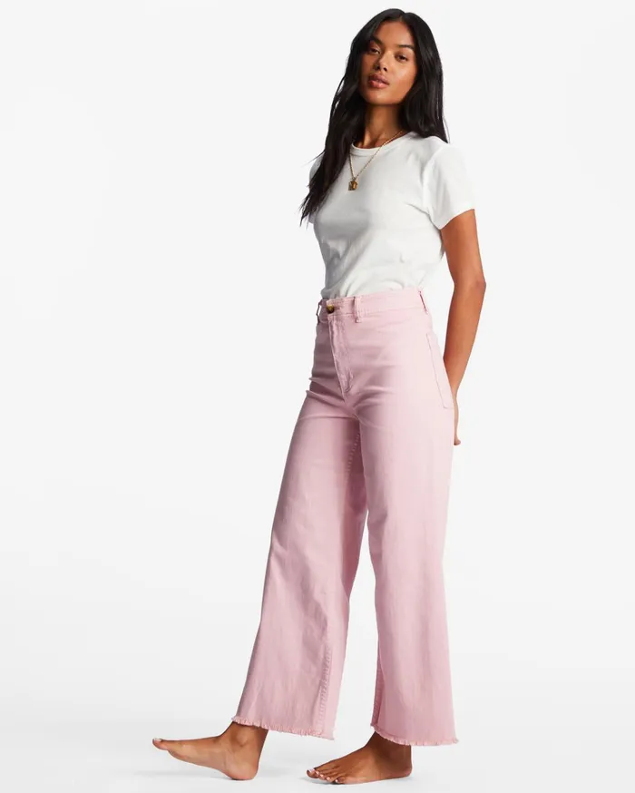 Billabong Free Fall HighWaist Pants Soft Pink Women Essentials Billabong Free Fall HighWaist Pants Soft Pink Women Essentials