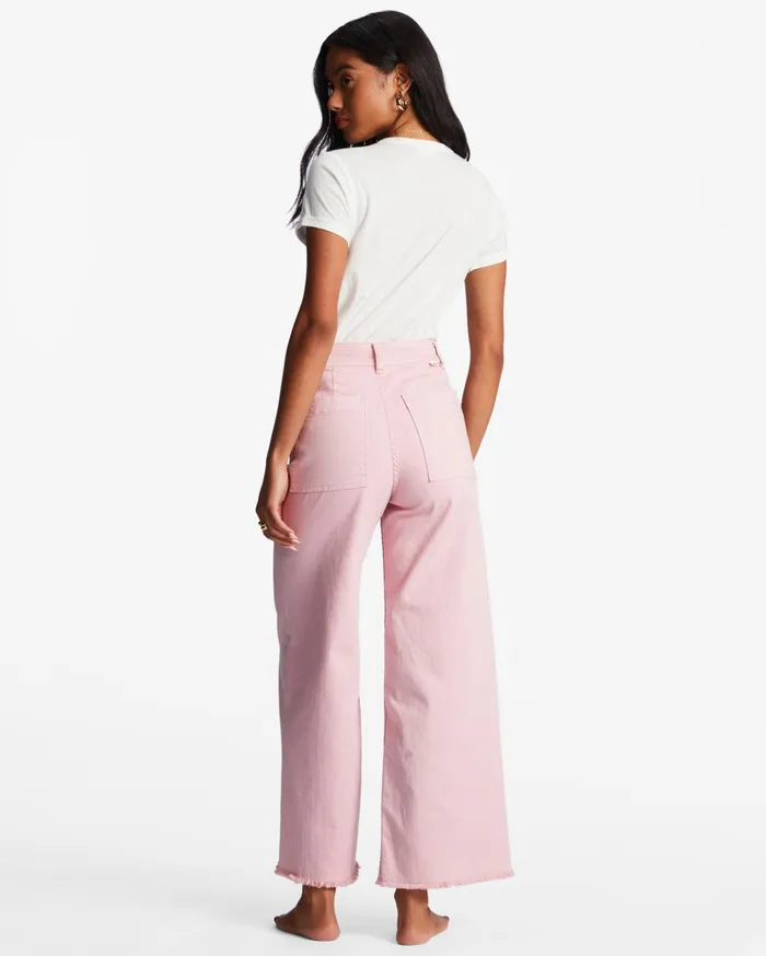 Billabong Free Fall HighWaist Pants Soft Pink Women Essentials Billabong Free Fall HighWaist Pants Soft Pink Women Essentials