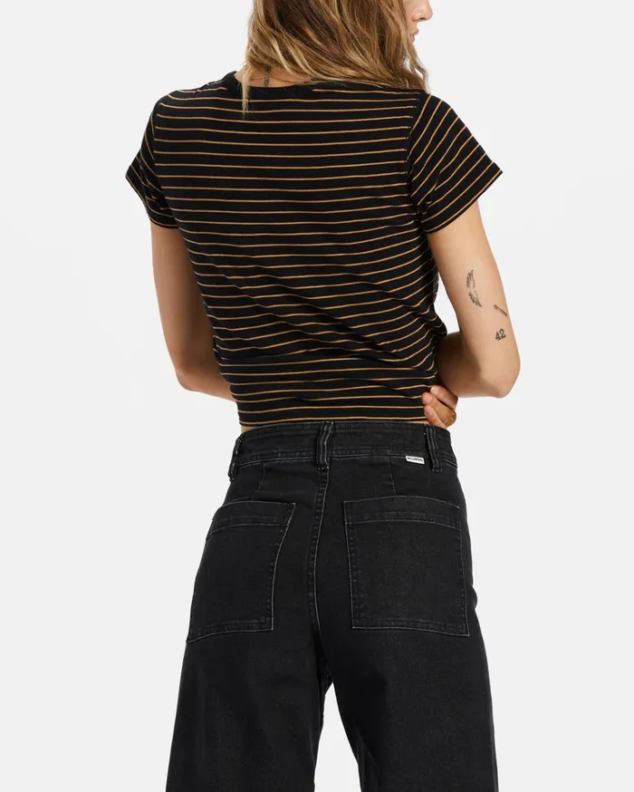 Billabong Free Fall WideLeg Pants Black Women Essentials Billabong Free Fall WideLeg Pants Black Women Essentials