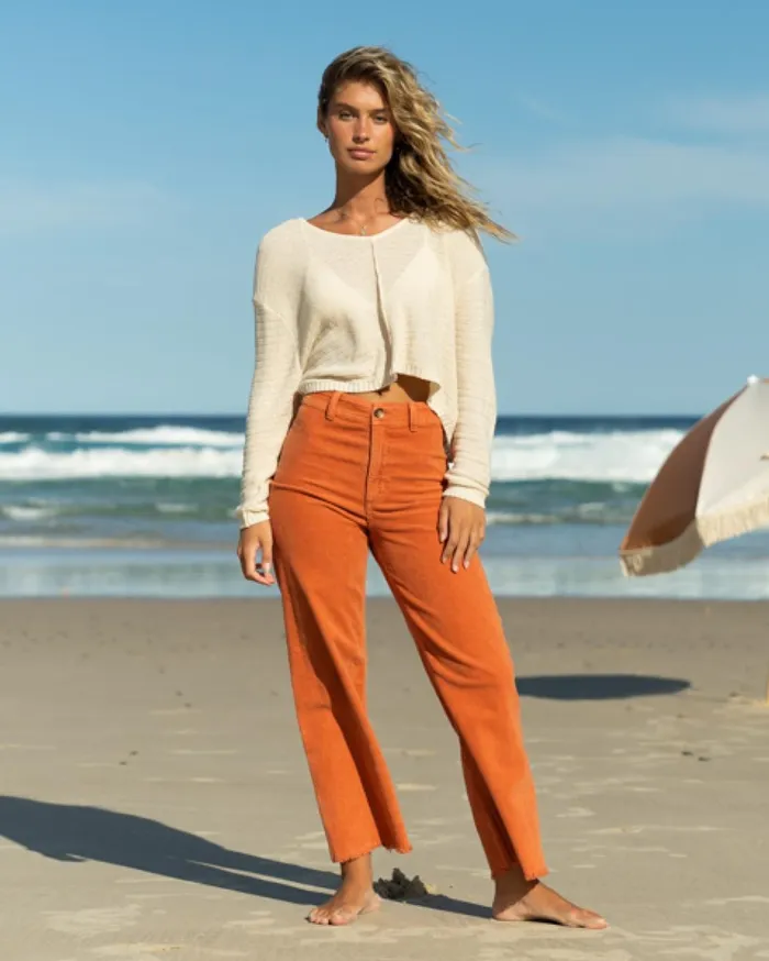 Billabong Free Fall WideLeg Pants Brick Women Essentials