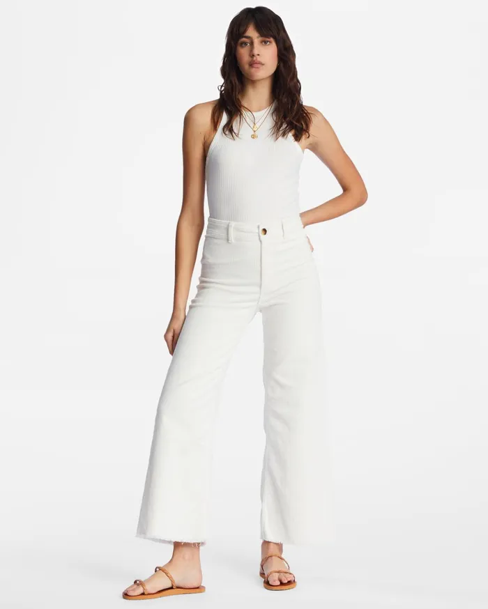 Billabong Free Fall WideLeg Pants Salt Crystal Women Essentials Billabong Free Fall WideLeg Pants Salt Crystal Women Essentials