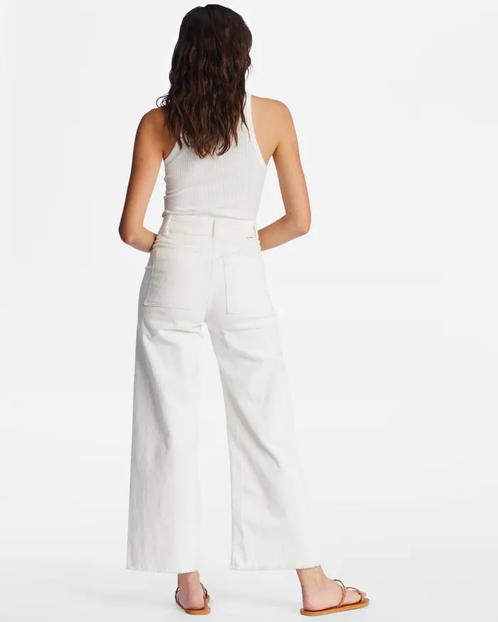 Billabong Free Fall WideLeg Pants Salt Crystal Women Essentials Billabong Free Fall WideLeg Pants Salt Crystal Women Essentials