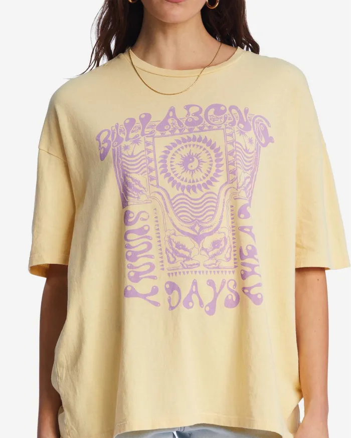 Billabong Future Is Bright Oversized TShirt Peach Punch Women Graphic Tees and Tanks Billabong Future Is Bright Oversized TShirt Peach Punch Women Graphic Tees and Tanks