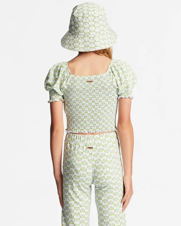 Billabong Girl039s 416 Coastal Sands Mini Puff Sleeve Top Moss Meadow Kids Girls039 Tops and Tees Billabong Girl039s 416 Coastal Sands Mini Puff Sleeve Top Moss Meadow Kids Girls039 Tops and Tees