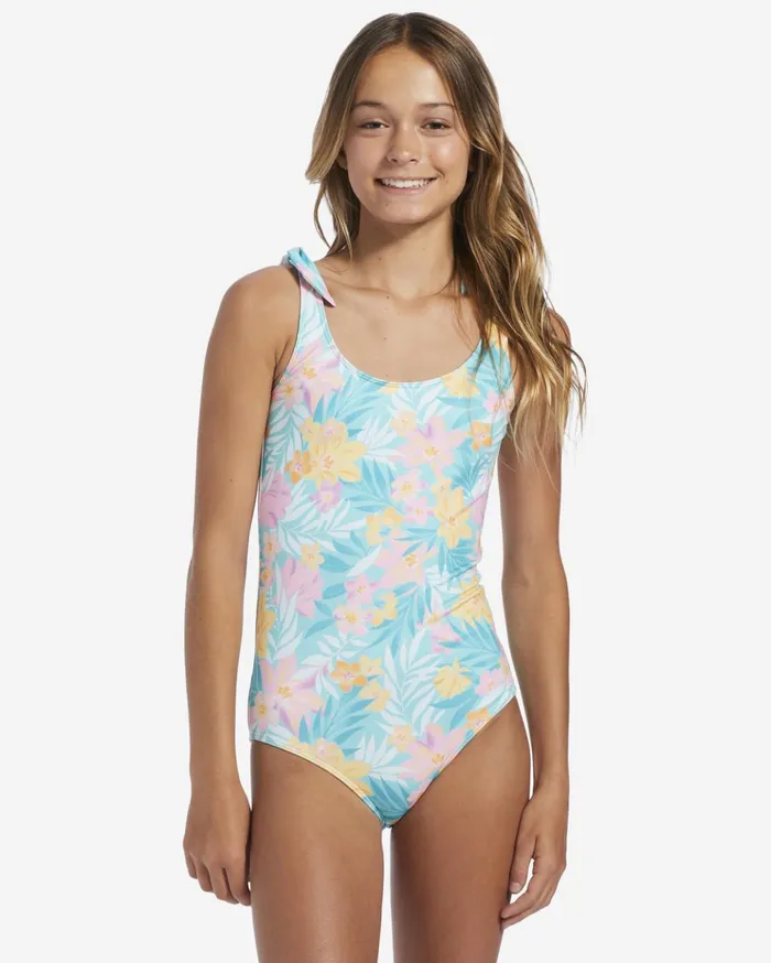 Billabong Girl039s 416 Mermaid Feels OnePiece Swimsuit Light Lagoon Kids Girls039 Swimwear Billabong Girl039s 416 Mermaid Feels OnePiece Swimsuit Light Lagoon Kids Girls039 Swimwear