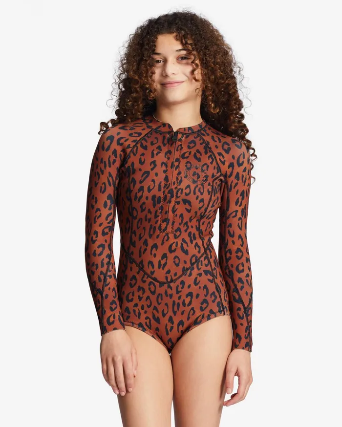 Billabong Girls039 11 Salty Dayz Spring Suit Spotted WomenKids Billabong Surf Capsule Billabong Girls039 11 Salty Dayz Spring Suit Spotted WomenKids Billabong Surf Capsule