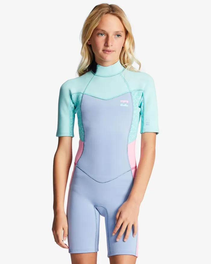 Billabong Girls039 22 Synergy Back Zip Short Sleeve Springsuit Good Tides Kids Girls039 Wetsuits Billabong Girls039 22 Synergy Back Zip Short Sleeve Springsuit Good Tides Kids Girls039 Wetsuits