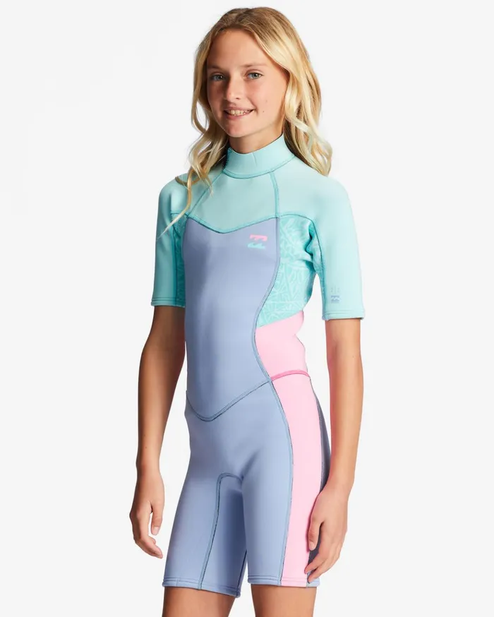 Billabong Girls039 22 Synergy Back Zip Short Sleeve Springsuit Good Tides Kids Girls039 Wetsuits Billabong Girls039 22 Synergy Back Zip Short Sleeve Springsuit Good Tides Kids Girls039 Wetsuits