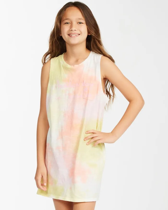 Billabong Girls039 Cool Days Sleeveless TShirt Dress Multi Kids Girls039 Dresses and Rompers Billabong Girls039 Cool Days Sleeveless TShirt Dress Multi Kids Girls039 Dresses and Rompers