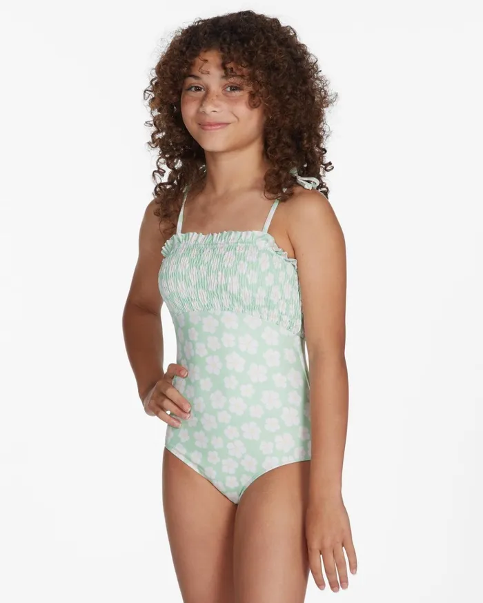 Billabong Girls039 Ditsy Love OnePiece Swimsuit Honey Dew Kids Girls039 Swimwear Billabong Girls039 Ditsy Love OnePiece Swimsuit Honey Dew Kids Girls039 Swimwear