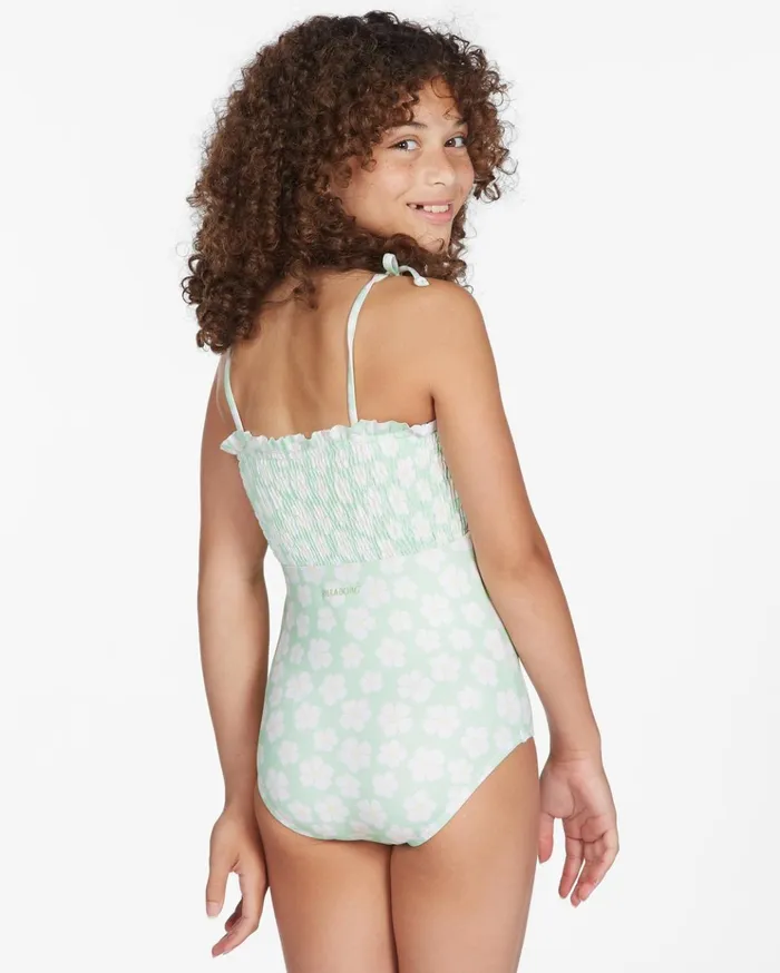 Billabong Girls039 Ditsy Love OnePiece Swimsuit Honey Dew Kids Girls039 Swimwear Billabong Girls039 Ditsy Love OnePiece Swimsuit Honey Dew Kids Girls039 Swimwear