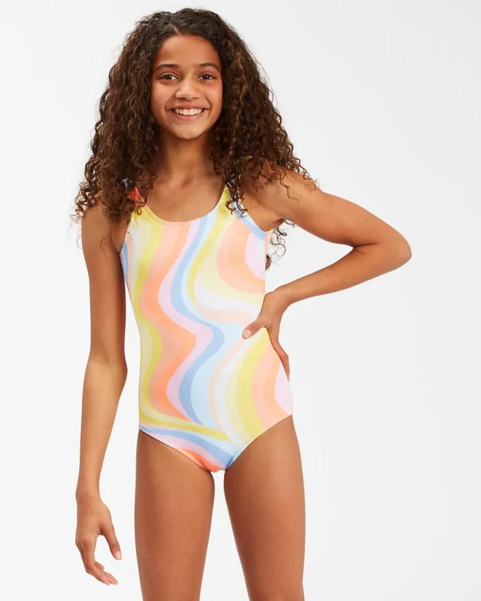 Billabong Girls039 Groovy Road One Piece One Piece Swimsuit Multi Kids Girls039 Swimwear Billabong Girls039 Groovy Road One Piece One Piece Swimsuit Multi Kids Girls039 Swimwear