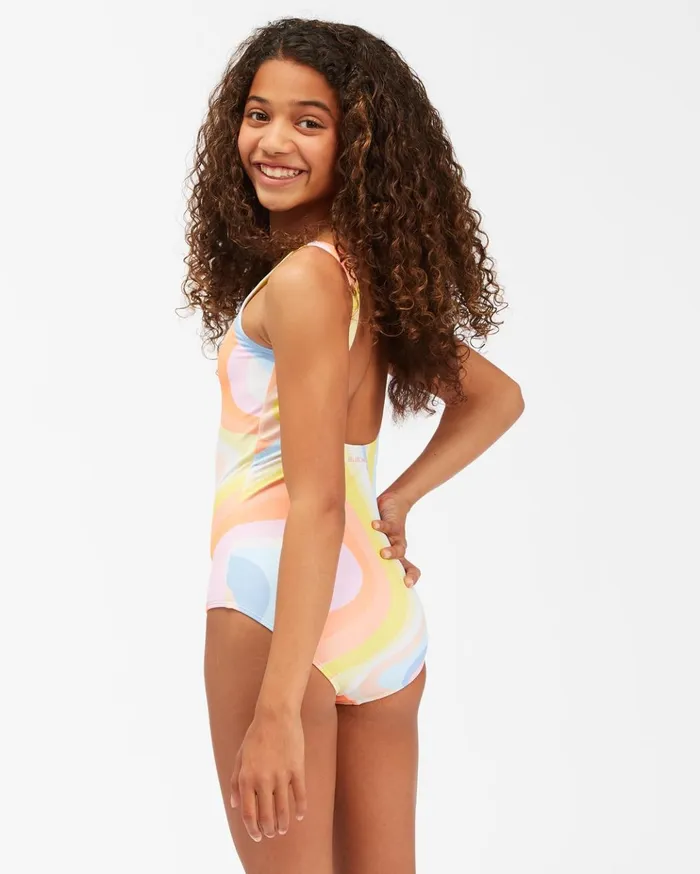 Billabong Girls039 Groovy Road One Piece One Piece Swimsuit Multi Kids Girls039 Swimwear Billabong Girls039 Groovy Road One Piece One Piece Swimsuit Multi Kids Girls039 Swimwear