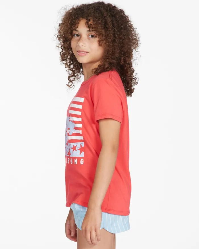 Billabong Girls039 Lazy Day Boyfriend TShirt Fuego Kids Girls039 Tops and Tees Billabong Girls039 Lazy Day Boyfriend TShirt Fuego Kids Girls039 Tops and Tees