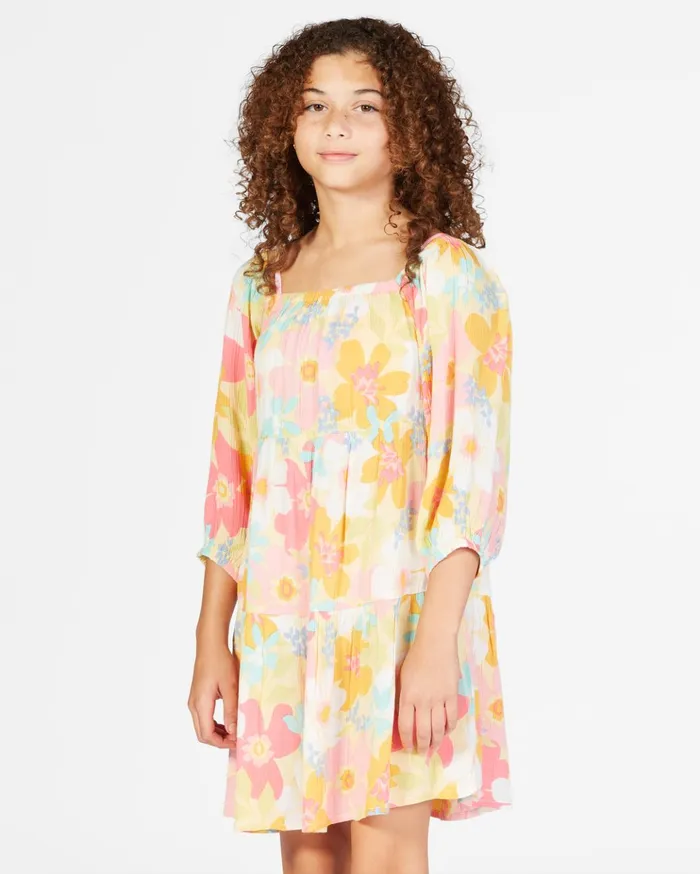 Billabong Girls039 Love Crush Babydoll Dress Buttermilk Kids Girls039 Dresses and Rompers Billabong Girls039 Love Crush Babydoll Dress Buttermilk Kids Girls039 Dresses and Rompers