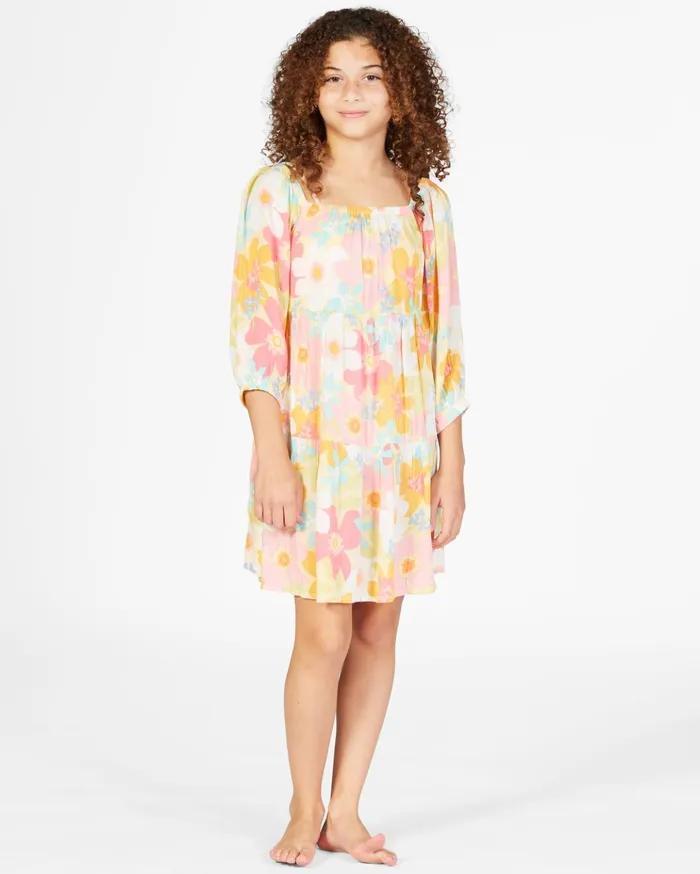 Billabong Girls039 Love Crush Babydoll Dress Buttermilk Kids Girls039 Dresses and Rompers Billabong Girls039 Love Crush Babydoll Dress Buttermilk Kids Girls039 Dresses and Rompers