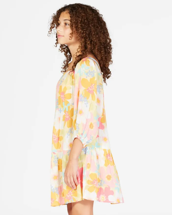 Billabong Girls039 Love Crush Babydoll Dress Buttermilk Kids Girls039 Dresses and Rompers Billabong Girls039 Love Crush Babydoll Dress Buttermilk Kids Girls039 Dresses and Rompers