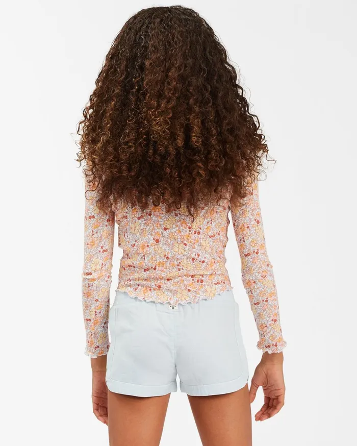 Billabong Girls039 Picking Flowers Long Sleeve Knit Top WhiteMulti Kids Girls039 Tops and Tees Billabong Girls039 Picking Flowers Long Sleeve Knit Top WhiteMulti Kids Girls039 Tops and Tees