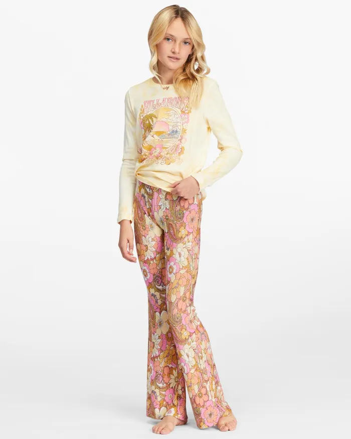 Billabong Girls039 Tell Me Cozy HighWaisted Flare Pants Sweet Chocolate Kids Girls039 Pants Billabong Girls039 Tell Me Cozy HighWaisted Flare Pants Sweet Chocolate Kids Girls039 Pants