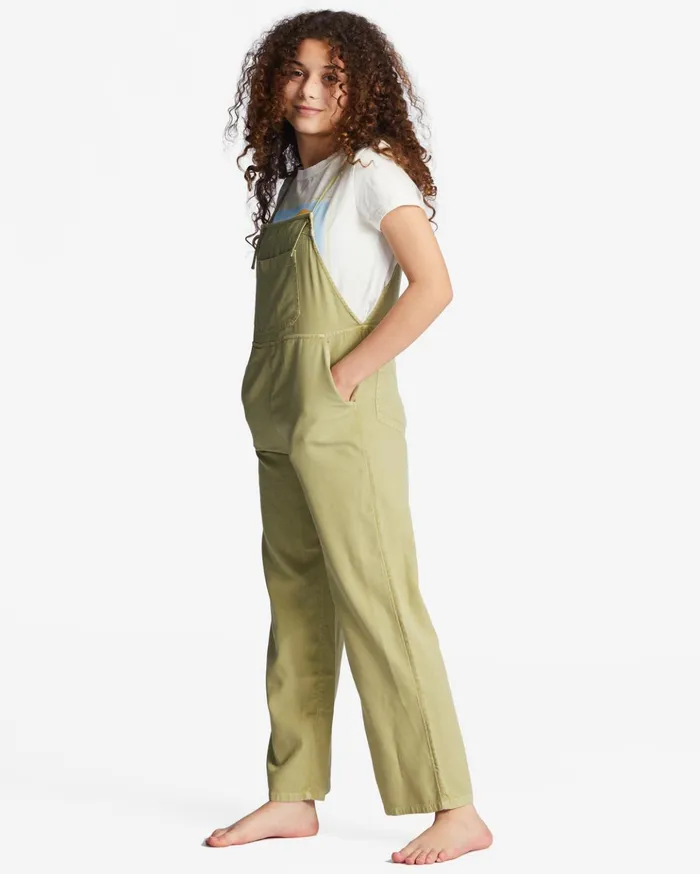 Billabong Girls039 Wild Lengths Jr Overalls Avocado Kids Girls039 Dresses and Rompers Billabong Girls039 Wild Lengths Jr Overalls Avocado Kids Girls039 Dresses and Rompers