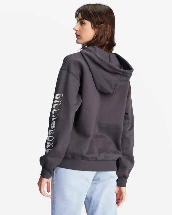 Billabong Give Love Graphic Hoodie Off Black Women Hoodies and Fleece Billabong Give Love Graphic Hoodie Off Black Women Hoodies and Fleece
