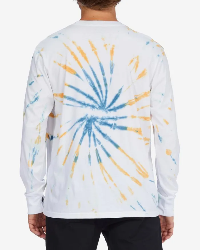 Billabong Grow TieDye Organic Long Sleeve TShirt White Men TShirts Billabong Grow TieDye Organic Long Sleeve TShirt White Men TShirts