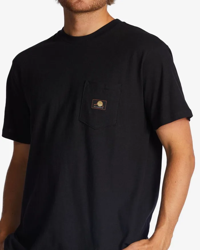 Billabong Hemp Pocket TShirt Washed Black Men TShirts Billabong Hemp Pocket TShirt Washed Black Men TShirts