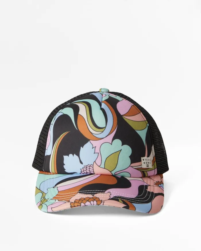 Billabong Heritage Mashup Trucker Hat Black 3 Women Hats and Beanies Billabong Heritage Mashup Trucker Hat Black 3 Women Hats and Beanies