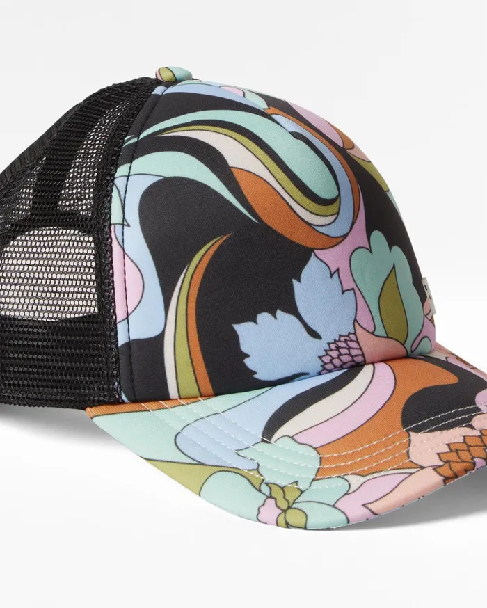 Billabong Heritage Mashup Trucker Hat Black 3 Women Hats and Beanies Billabong Heritage Mashup Trucker Hat Black 3 Women Hats and Beanies