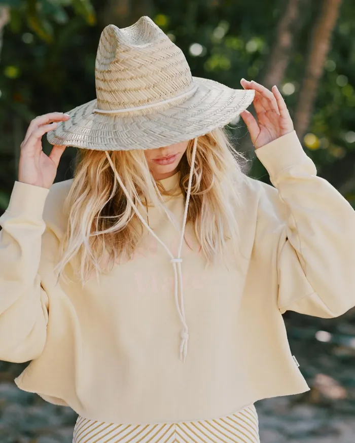 Billabong Hey Gday Cropped Crewneck Sweatshirt Sunburst Women Hoodies and Fleece Billabong Hey Gday Cropped Crewneck Sweatshirt Sunburst Women Hoodies and Fleece