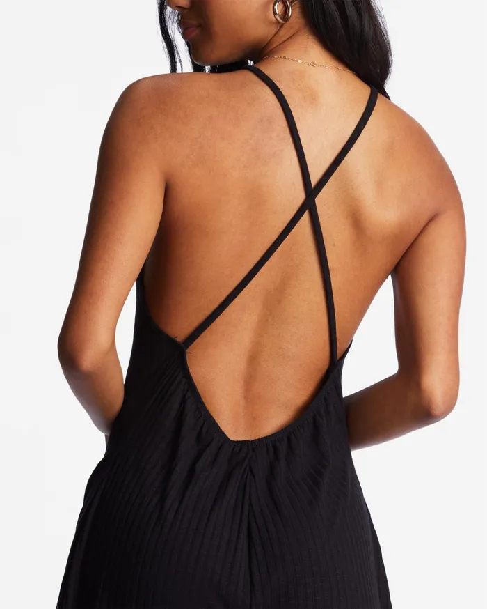 Billabong High Surf Romper Black Pebble Women Dresses Billabong High Surf Romper Black Pebble Women Dresses