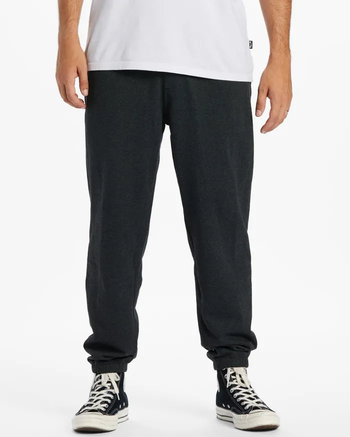 Billabong Hudson Fleece Sweatpants Black Men Jeans and Pants