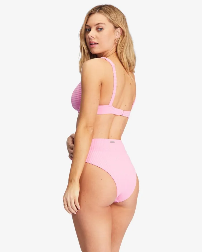 Billabong In The Loop Rise Bikini Bottoms Pink Skies Women Bikini Bottoms
