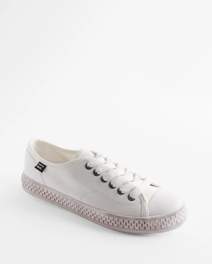 Billabong Indie Canvas Shoes Off White Women Shoes