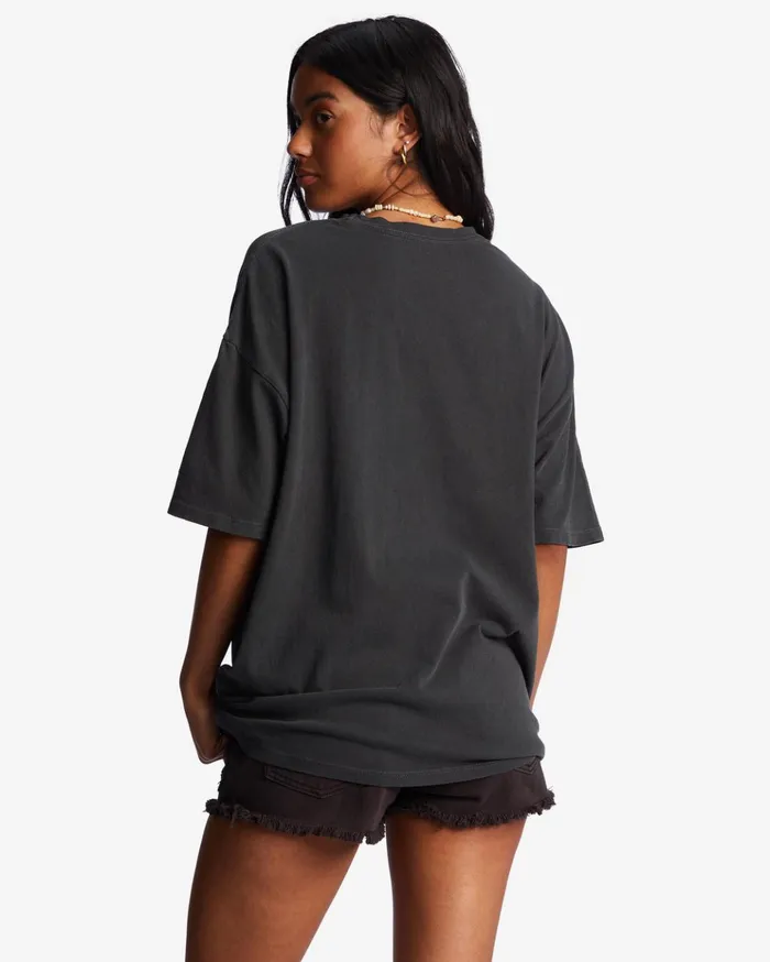 Billabong Into The Mystic Oversized TShirt Off Black Women Graphic Tees and Tanks Billabong Into The Mystic Oversized TShirt Off Black Women Graphic Tees and Tanks