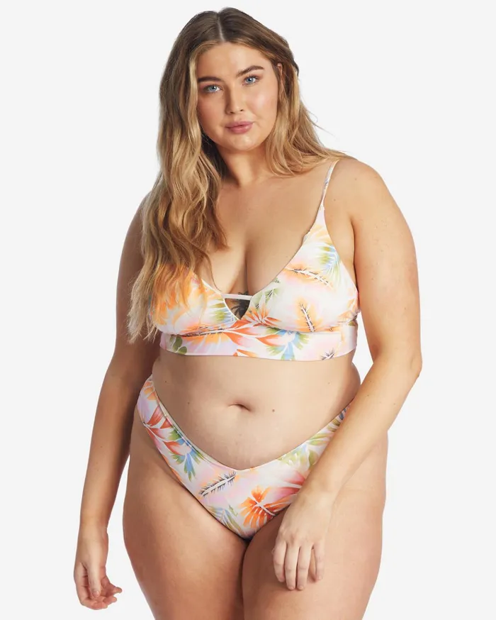 Billabong Island Calling VNeck Bikini Top Salt Crystal Women Bikini Tops Billabong Island Calling VNeck Bikini Top Salt Crystal Women Bikini Tops