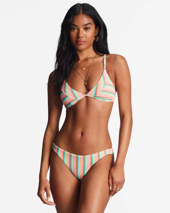 Billabong Island Glow Tanlines Charlie Fixed Triangle Bikini Top Multi Women Bikinis Billabong Island Glow Tanlines Charlie Fixed Triangle Bikini Top Multi Women Bikinis