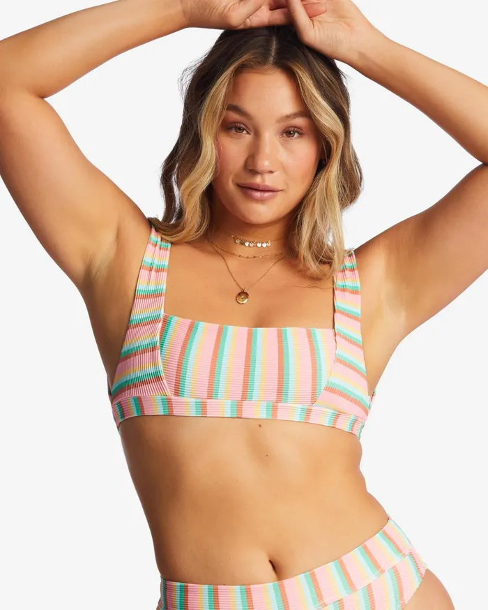 Billabong Island Glow Tanlines Tank Bikini Top Multi Women Bikini Tops Billabong Island Glow Tanlines Tank Bikini Top Multi Women Bikini Tops