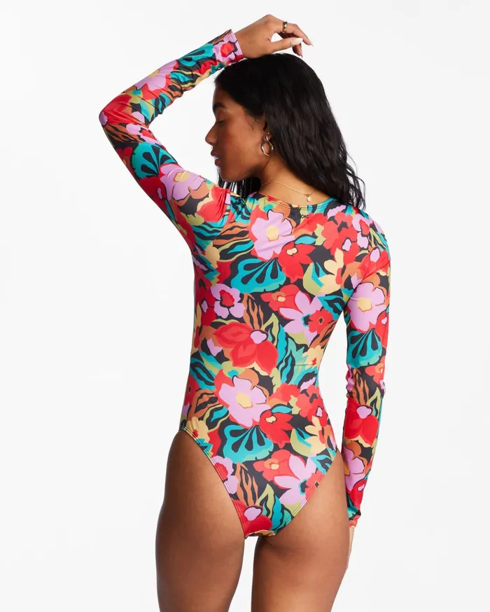 Billabong Islands Away UPF 50 Long Sleeve OnePiece Swimsuit Multi Women Rashguards and Bodysuits Billabong Islands Away UPF 50 Long Sleeve OnePiece Swimsuit Multi Women Rashguards and Bodysuits