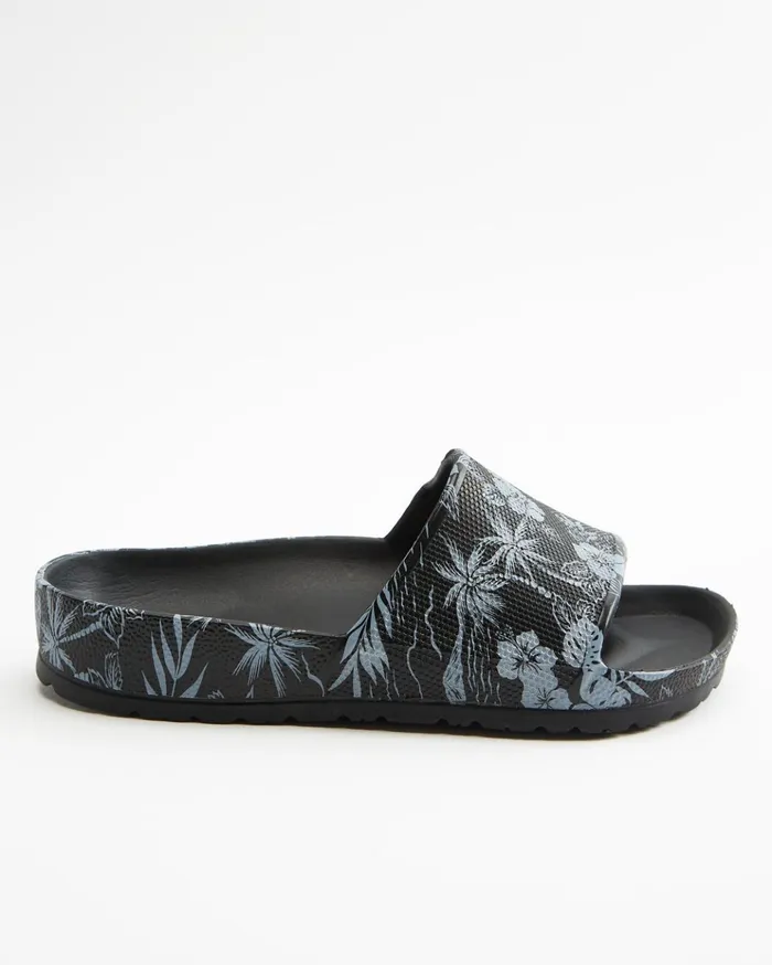 Billabong Izzie Slides Black Women Shoes Billabong Izzie Slides Black Women Shoes