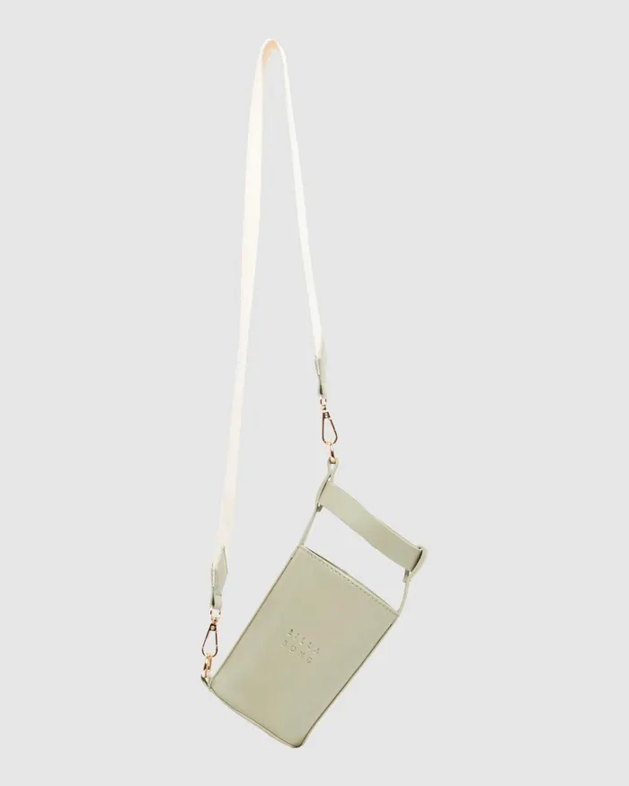 Billabong Jones Drink Bottle Holder Carry Bag Avocado Women Handbags and Totes Billabong Jones Drink Bottle Holder Carry Bag Avocado Women Handbags and Totes